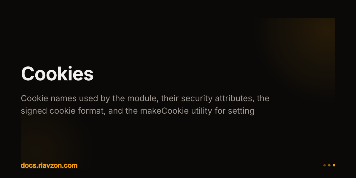Cookies | Riavzon | Ecosystem