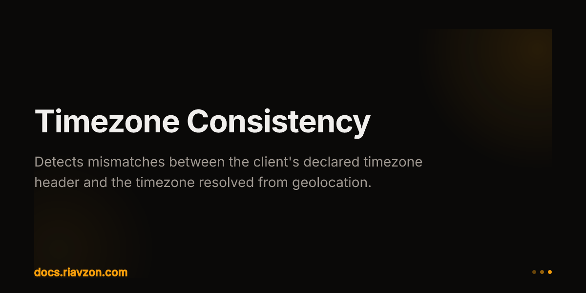 Timezone Consistency | Riavzon | Ecosystem